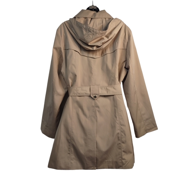London Fog Trench Coat Women's Tan/Beige Trench Coat Size XL - Picture 2 of 10